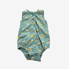 Little Green Radicals, Birdie Bubble Romper, 12-18 Months 103485/2