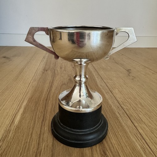 Vintage trophy cup silver - vintage,