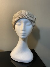 Stunning Sparkly Beige Beanie