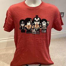 Vintage Rare KISS Icons Small T-shirt Simmons Stanley Frehley Criss Cd Album
