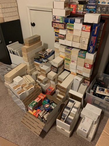 Huge baseball card collection - baseball,