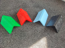 4 large  Lego Roofs. Red