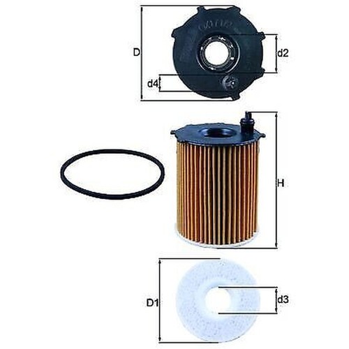 Knecht 171 oil filter - ox, 171/2d