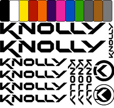 Knolly sticker decal bike