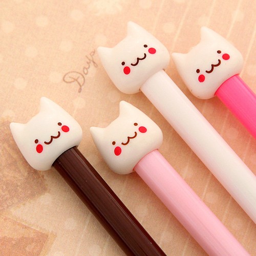 Sweet cute cats cartoon gel - cartoon,