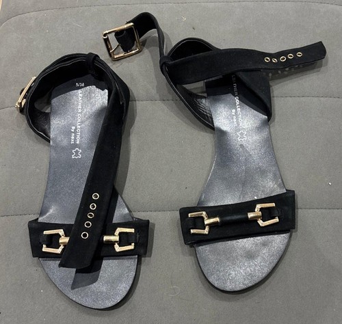 Ladies black suede - ladies, real