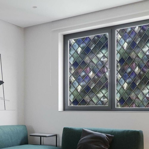 Pvc stained window films - stained,