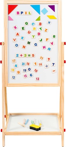 Wooden kids easel - in,