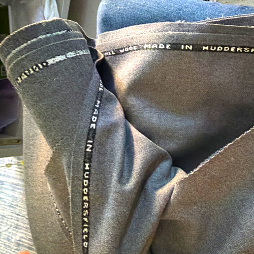 Charcoal grey brushed - charcoal, wool