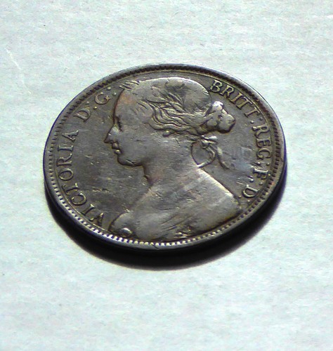 Queen victoria penny 1861 - victoria,