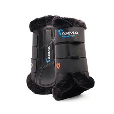 Shires ARMA Air Motion SupaFleece Brushing Boots - Black