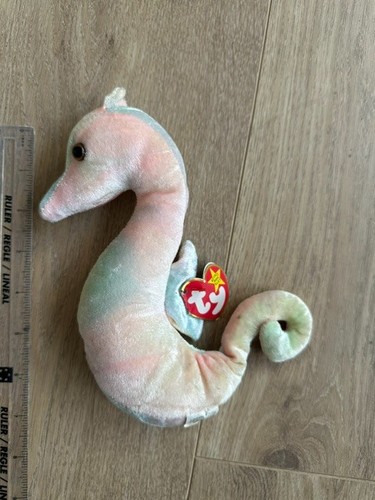 Neon seahorse beanie baby - ty,