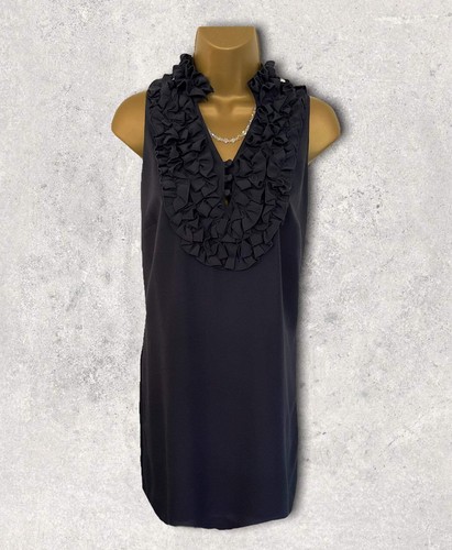 John rocha navy ruffle neck - john,