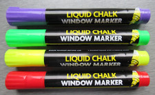 Coloured Bowls Chalk Pens -