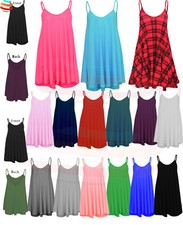 Ladies Womens Dress Cami Long