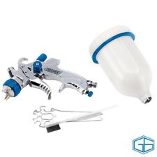 GRAVITY FEED HVLP AIR SPRAY GUN 600ML DRAPER STOCK NO 09706