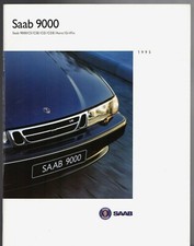 Saab 9000 CS & CD 1994-95 UK Market Sales Brochure CSE CDE Aero Griffin