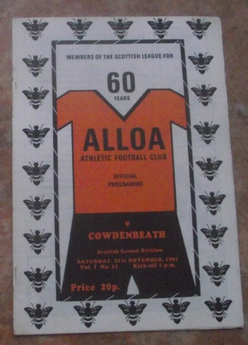 1981 alloa athletic v - 1981-82,