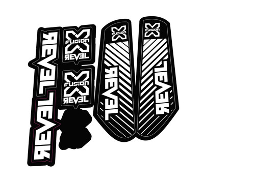Xfusion revel fork decal kit - revel,