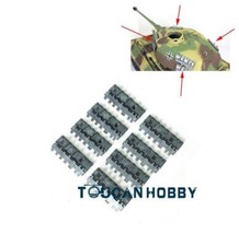 Silver Metal Side Armours Henglong 1/16 German King Tiger 3888A RC Tank Model