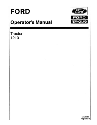 Ford tractor 1210 - ford,