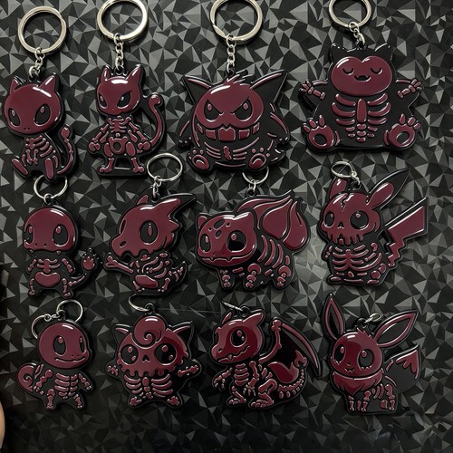 Burgundy printed skeleton - 12,
