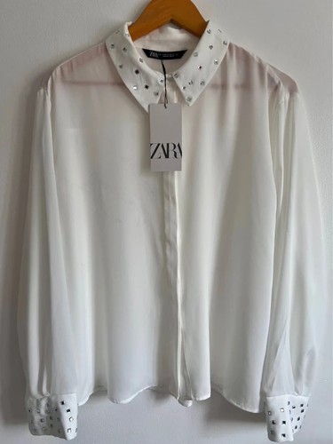 Zara white gem - &, cuff
