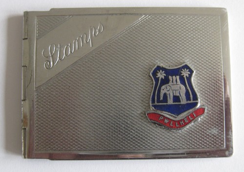 Vintage metal hinged stamp - vintage,