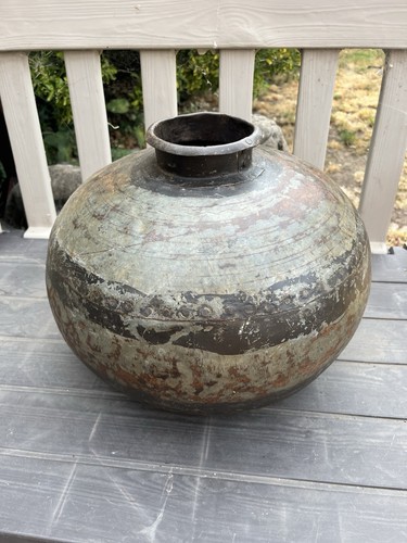 Vintage original riveted iron - vintage,