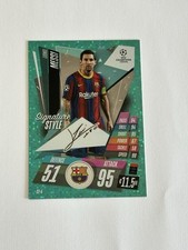MATCH ATTAX EXTRA 2020/21 20/21 LIONEL MESSI SIGNATURE STYLE NO SI 4