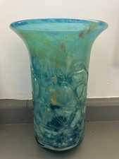 MDINA GLASS VASE TEXTURED ART