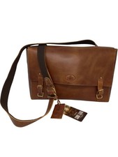Rowallan Leather Messenger Bag