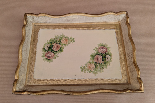 Vintage small serving - small, tray