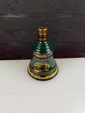Wade Ceramic Bells Extra Special Scotch Whisky Decanter 1995 Green Christmas