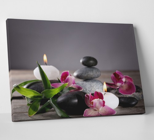 Canvas wall art - wall, stones
