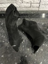 Boohoo Black Peep Toe Stiletto