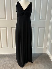 Ronni Nicole 'Slimmer' Lined Maxi Dress - Empire Line - Twist Front - Size 14