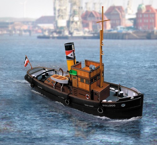 Card model kit harbour - model, –