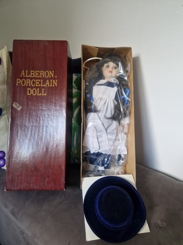 Alberon porcelain doll - porcelain,