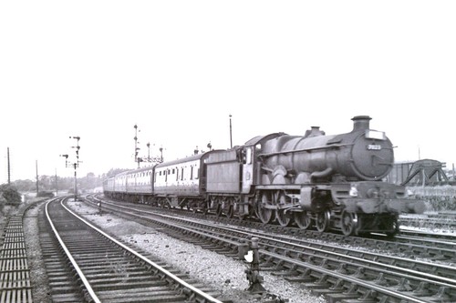 Steam locomotive 35mm slide - locomotive,