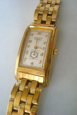 Vintage GRUEN CURVEX Manual Wind For Parts NOT Working Japan Tarnish ~ FOR PARTS