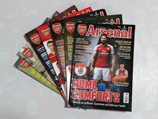 Official Arsenal Magazine 2017 - Set Of 6 - Featuring Mertesacker + More