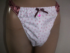 SISSY SATIN  DOUBLE FRONT & GUSSET DISCRETE  PANTIES CROSSDRESS PRIDE  28-44