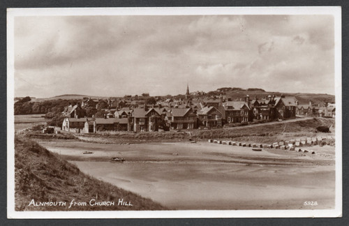 Postcard alnmouth alnwick - nr,