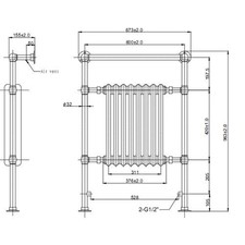 UK Radiators Towel Radiator