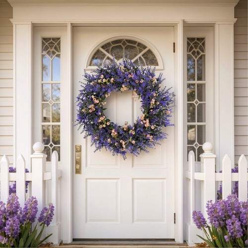 Purple artificial lavender - purple,