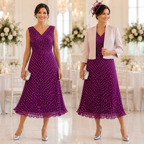 Jacques vert purple dress - vert,