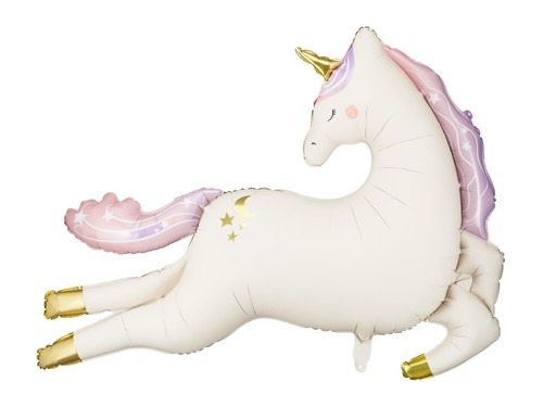 Giant leaping unicorn balloon - unicorn,