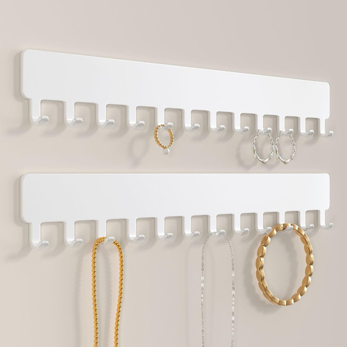 Wall necklace organizer - wall,