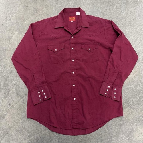 Mens pearl snap burgundy - mens,